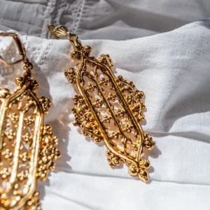 Lotta Djossou Boucles d'Oreilles Tilda Dorées Sale