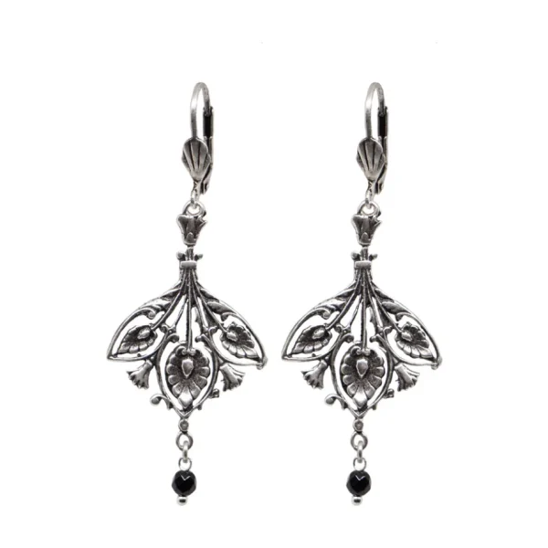 Lotta Djossou Boucles d'oreilles Trois Feuilles New