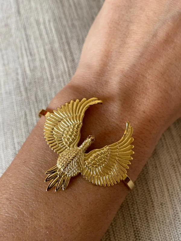 Lotta Djossou Bracelet Aigle doré Sale