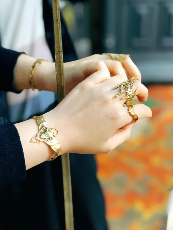 Lotta Djossou Bracelet Beetle Doré New