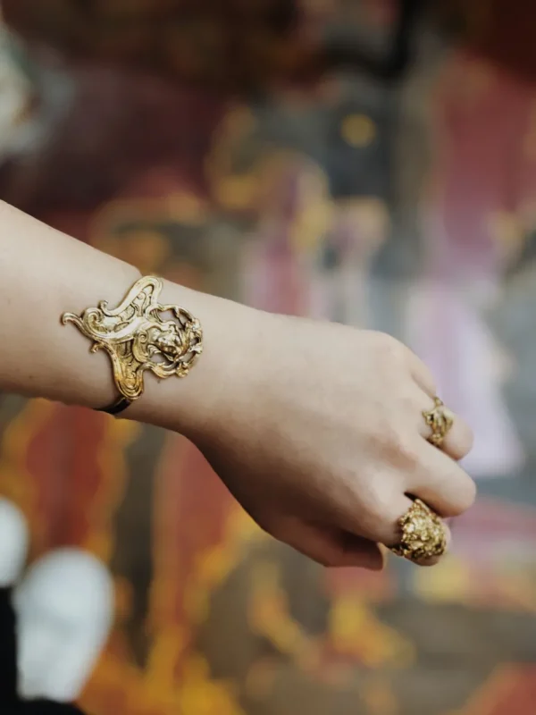 Lotta Djossou Bracelet Camée Doré Outlet
