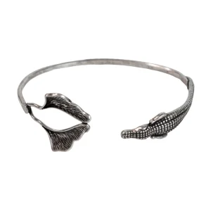 Lotta Djossou Bracelet Crocodile Ginkgo Fashion