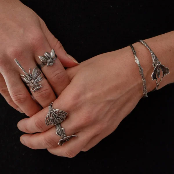 Lotta Djossou Bracelet Crocodile Ginkgo Fashion
