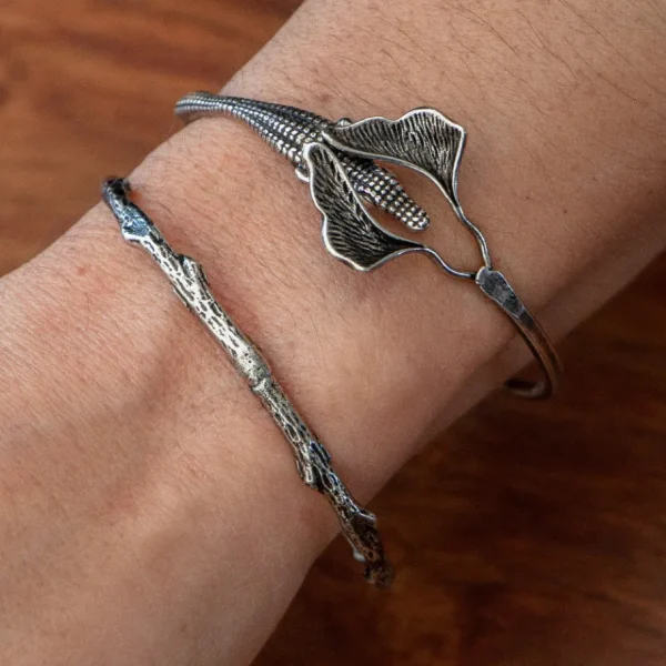 Lotta Djossou Bracelet Crocodile Ginkgo Fashion