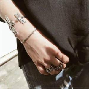 Lotta Djossou BRACELET DOUBLE LIBELLULE Sale