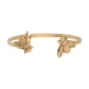 Lotta Djossou Bracelet Double Little Bee Doré Discount