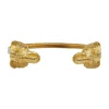 Lotta Djossou Bracelet Double Éléphant Doré Clearance