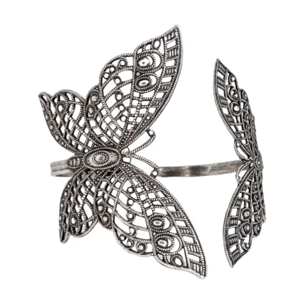 Lotta Djossou Bracelet Double Papillon Filigrane Fashion