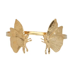 Lotta Djossou Bracelet Double Petit Papillon Doré Outlet