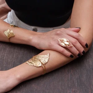 Lotta Djossou Bracelet Feuille de Ginkgo Outlet