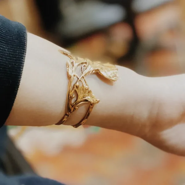 Lotta Djossou Bracelet Ginkgo Gin Doré Outlet