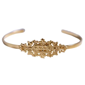Lotta Djossou Bracelet Jonc Little Baroque Doré Clearance