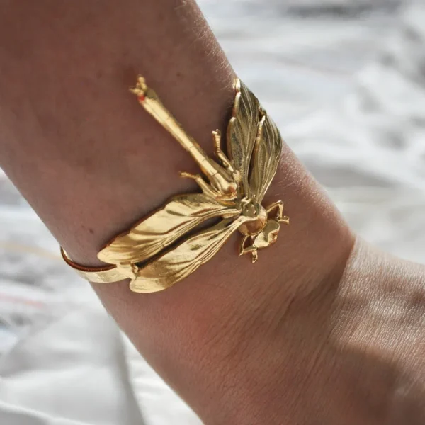 Lotta Djossou Bracelet Libellule Doré Sale