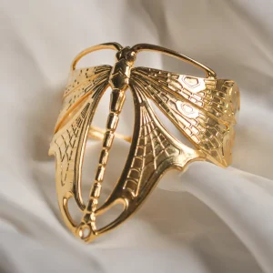 Lotta Djossou Bracelet Libellule Volant Doré Fashion