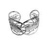 Lotta Djossou Bracelet Manchette 4 Scarabée Maddie argenté Clearance
