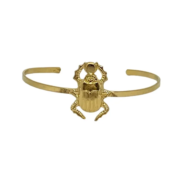 Lotta Djossou Bracelet Mini Scarabée doré Outlet