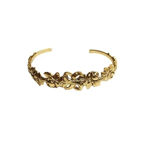 Lotta Djossou Bracelet Noeud de Fleurs Doré Best