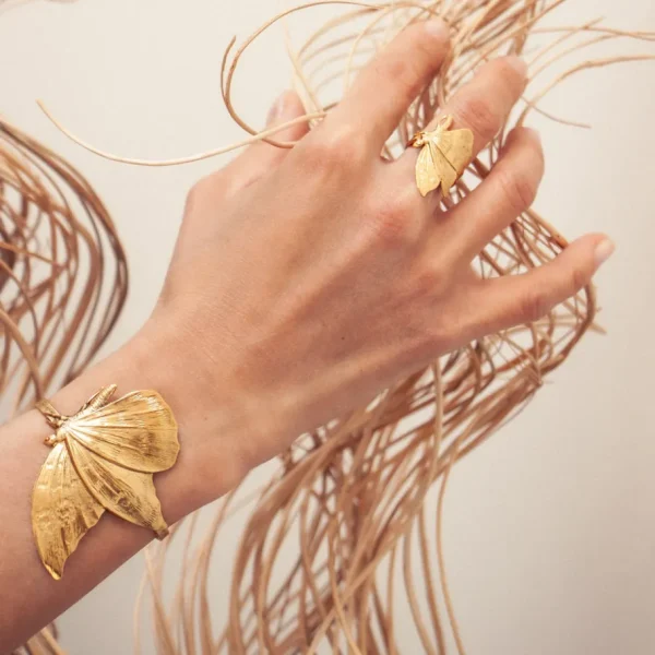 Lotta Djossou Bracelet Papillon Macey Doré Sale