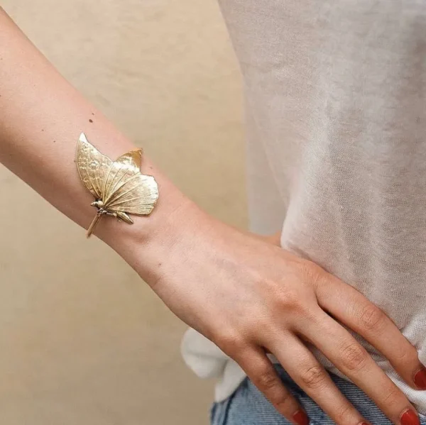 Lotta Djossou Bracelet Papillon Macey Doré Sale