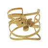 Lotta Djossou Bracelet Papillon Sur Fils Doré Clearance