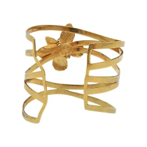 Lotta Djossou Bracelet Papillon Sur Fils Doré Clearance