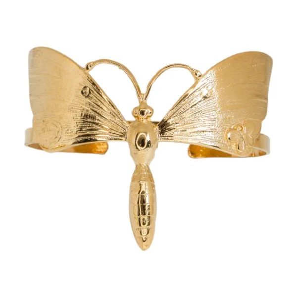 Lotta Djossou Bracelet Papillons Doré Hot