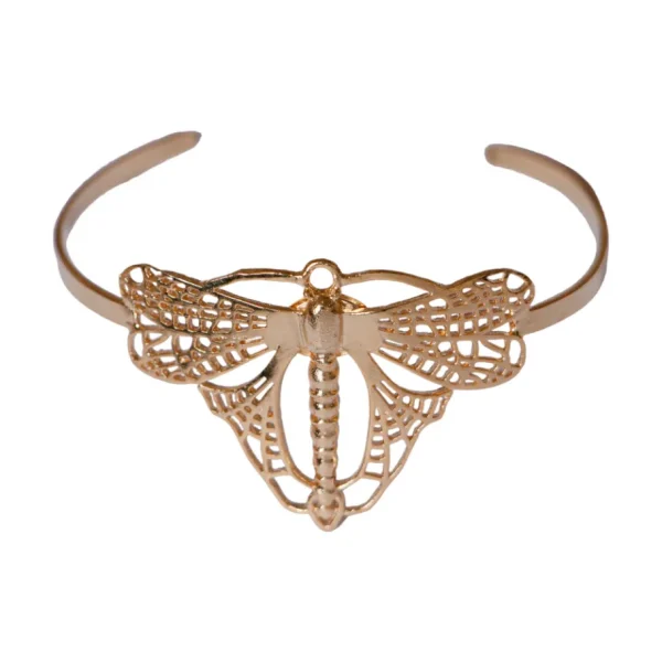 Lotta Djossou Bracelet Petit Libellule Volant Doré Clearance