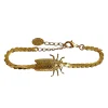 Lotta Djossou Bracelet Petite Cigale Cica Doré Hot