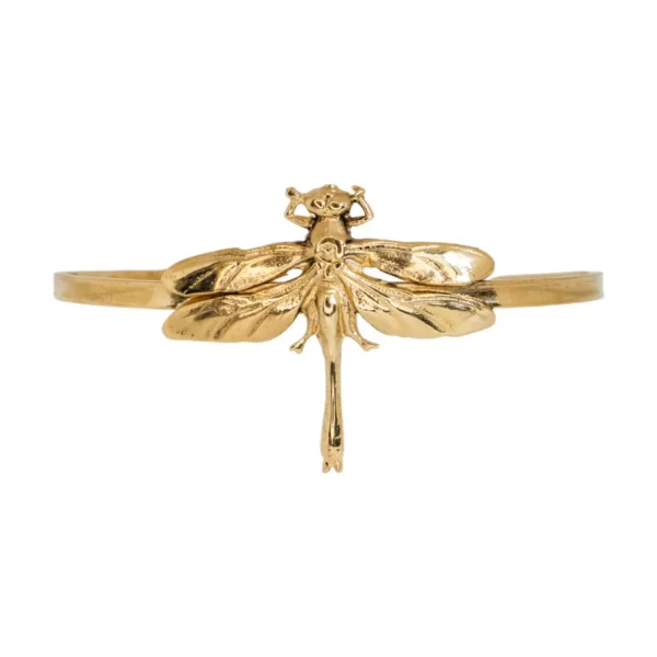 Lotta Djossou Bracelet Petite Libellule Doré New