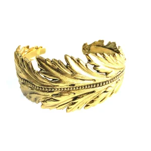 Lotta Djossou Bracelet Plume Coco Doré New
