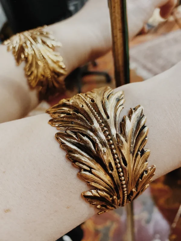 Lotta Djossou Bracelet Plume Coco Doré New