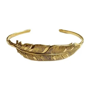 Lotta Djossou Bracelet Plume doré New
