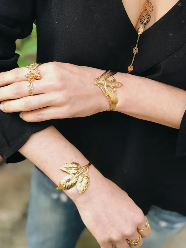 Lotta Djossou Bracelet Scarabée Ailée Doré Online