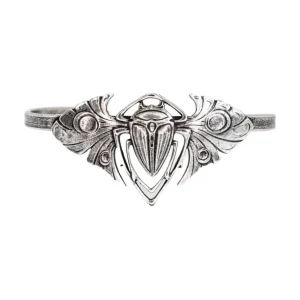 Lotta Djossou Bracelet Scarabée Argenté Discount