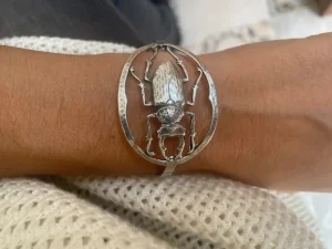 Lotta Djossou Bracelet Scarabée Maddie argenté Fashion