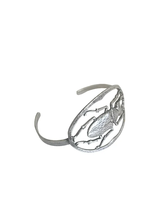 Lotta Djossou Bracelet Scarabée Maddie argenté Fashion