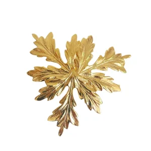 Lotta Djossou Broche Flocon Dorée Online