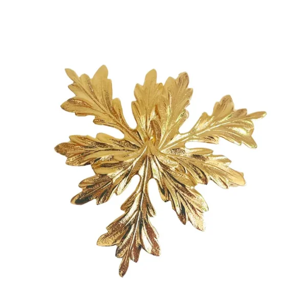 Lotta Djossou Broche Flocon Dorée Online