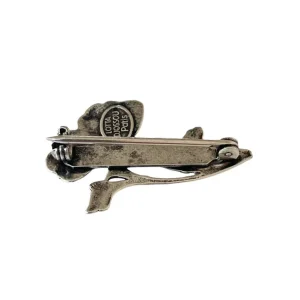Lotta Djossou Broche Petit Ginkgo Argentée Outlet