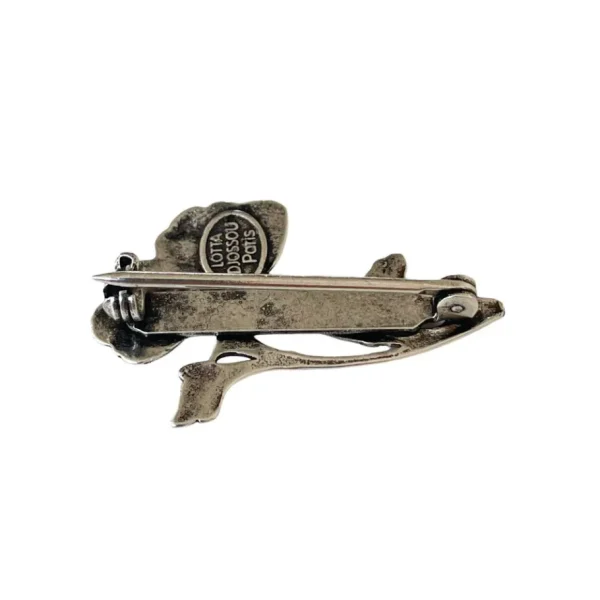 Lotta Djossou Broche Petit Ginkgo Argentée Outlet