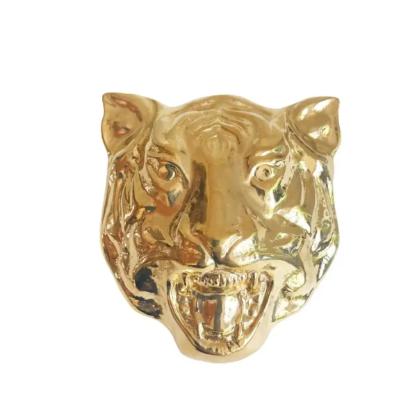 Lotta Djossou Broche Tigre Dorée Outlet