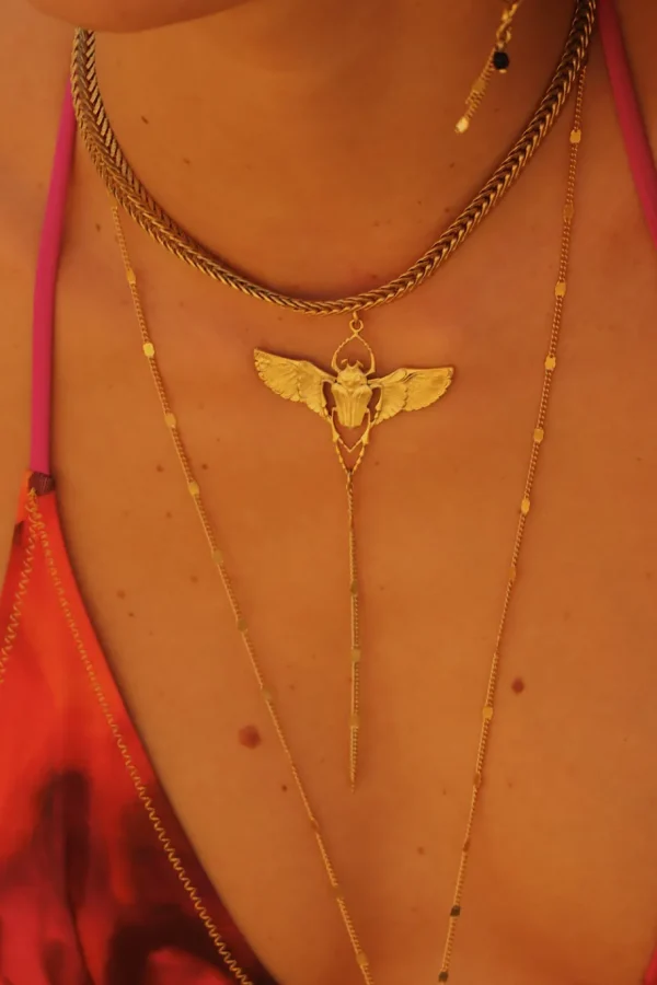 Lotta Djossou Choker Beetle Doré Discount