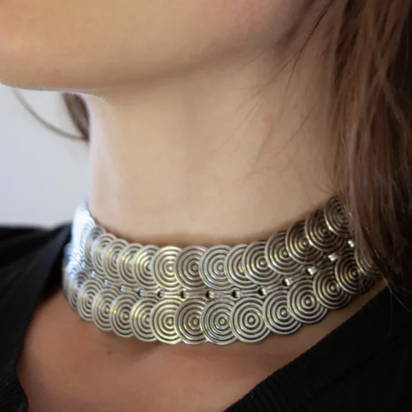 Lotta Djossou Choker Chrys Argenté Clearance
