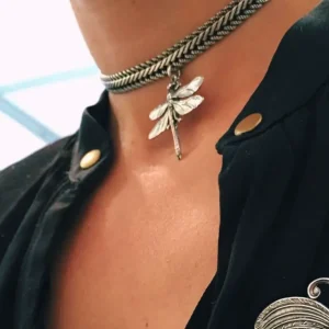 Lotta Djossou Choker Libellule New