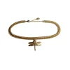 Lotta Djossou Choker Libellule Doré Clearance