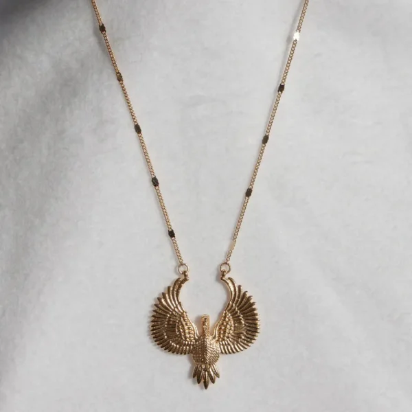 Lotta Djossou Collier Aigle Doré Sale