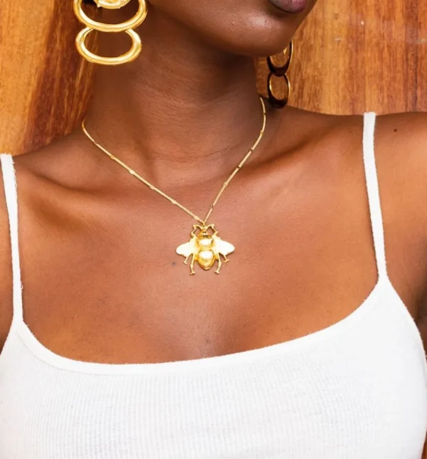 Lotta Djossou COLLIER BEE DORE Fashion