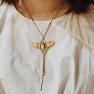 Lotta Djossou Collier Beetle Doré New