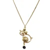 Lotta Djossou Collier Bouton en Fleur Doré Sale