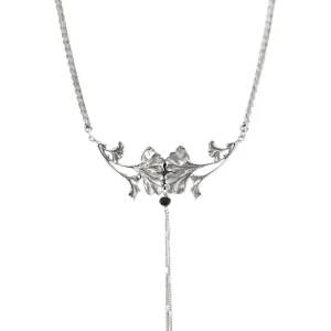 Lotta Djossou Collier Double Ginkgo New